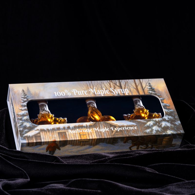 Maple Syrup Gift Box - Rustic-0
